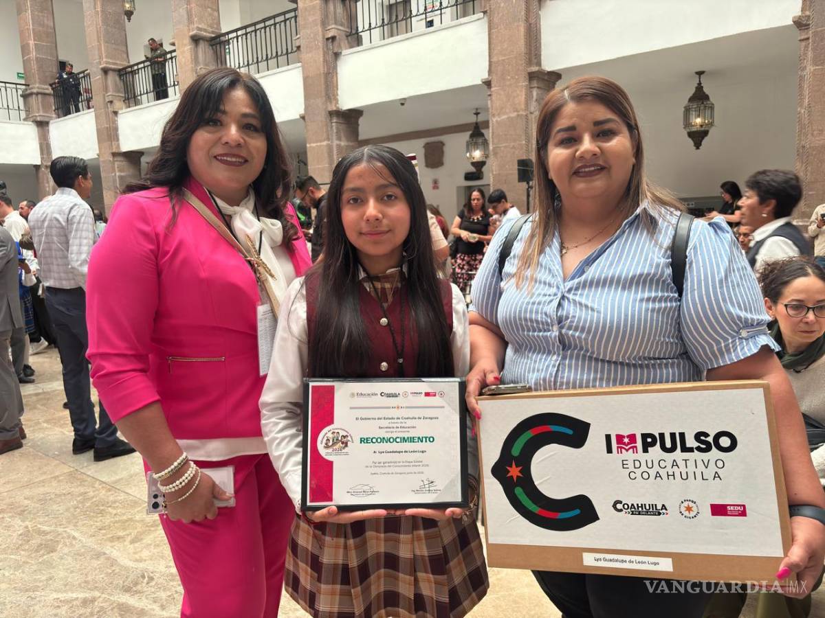 $!Lya Guadalupe de León Lugo se convirtió en la única alumna de su escuela en llegar a la etapa estatal de la competencia.