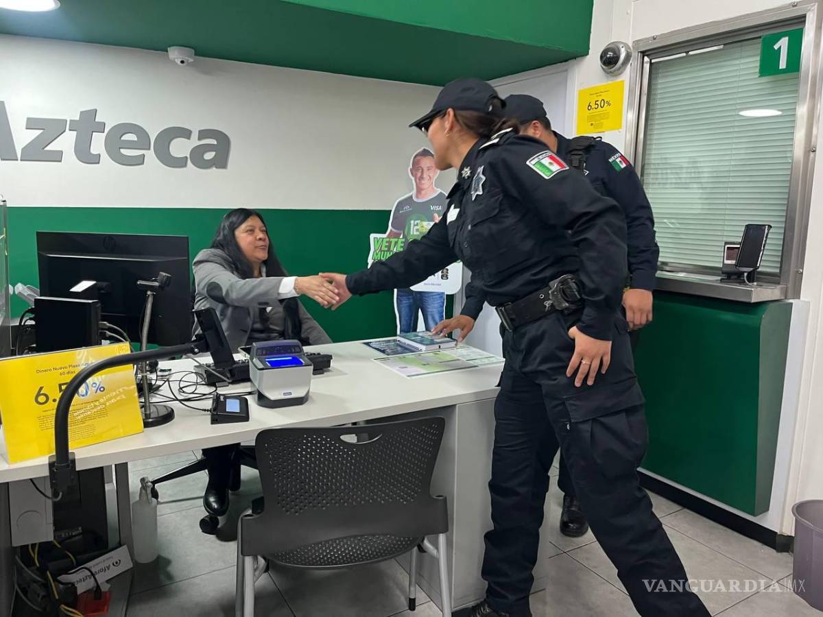 $!La Comisaría de Seguridad mantiene vigilancia permanente en sucursales bancarias para prevenir robos y proteger a los cuentahabientes.