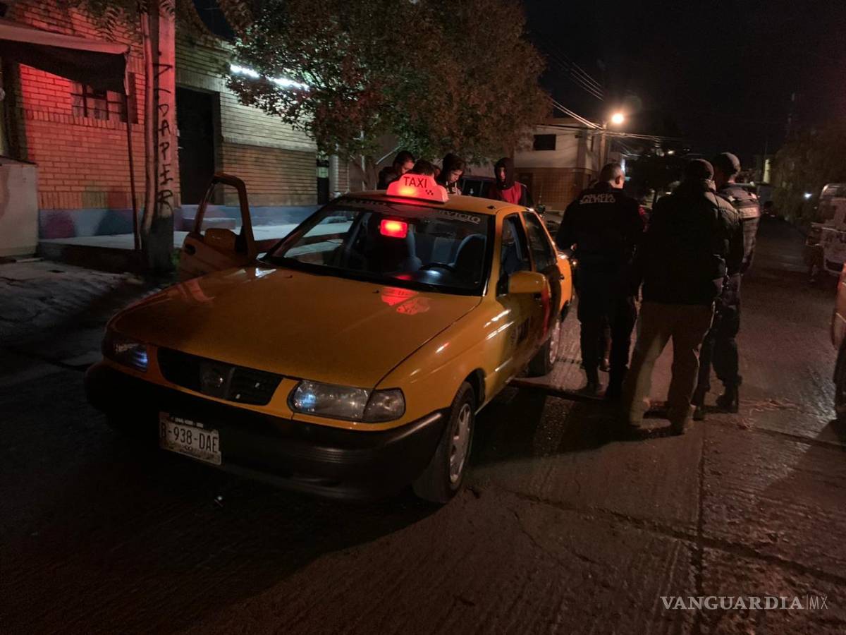 $!Pasajero ataca a taxista con un machete, en la Bellavista de Saltillo