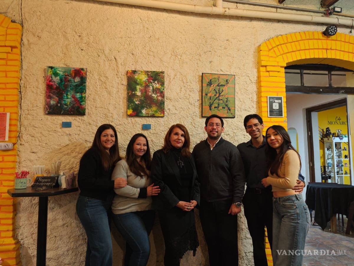 $!Desde Estados Unidos la artista Liliana Ede presenta su primera exposición de pintura en Saltillo