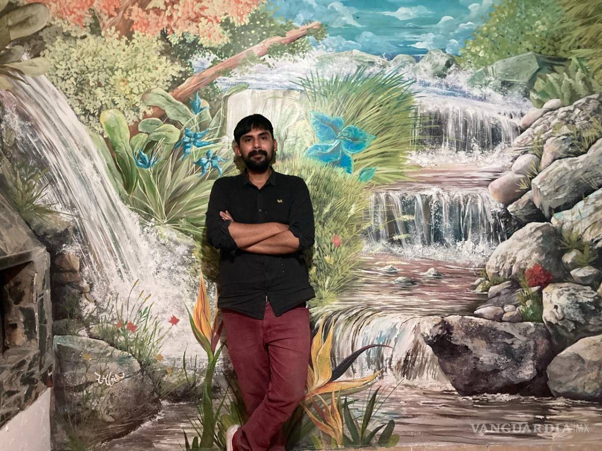 $!El saltillense Ariel Leviel fusiona arte y deporte con su trabajo