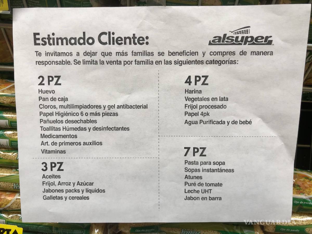 $!Así es hacer el súper en tiempos de coronavirus