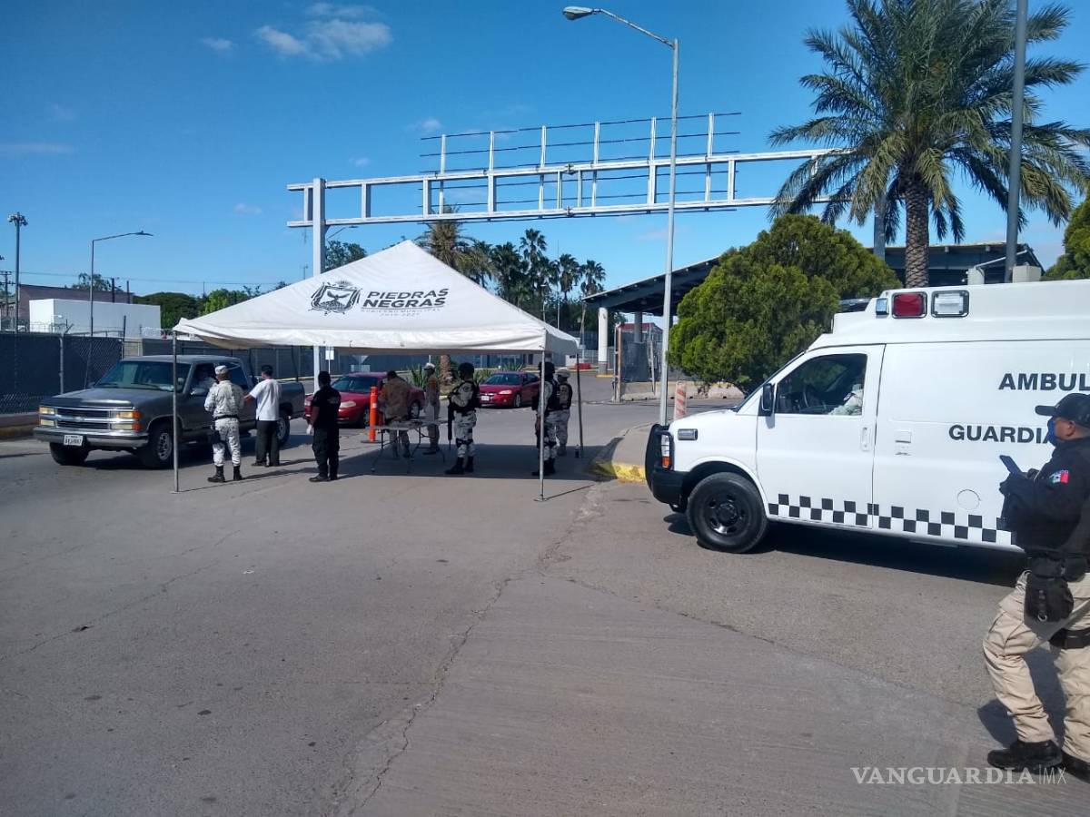 $!Coronavirus: Desplegados en el norte de Coahuila más de 300 elementos de la Guardia Nacional