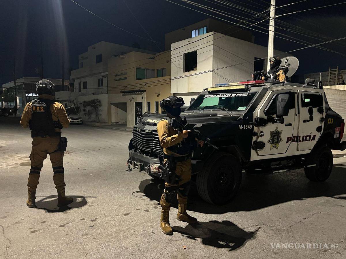 $!El operativo movilizó a corporaciones de los tres niveles de gobierno en un domicilio de Saltillo.