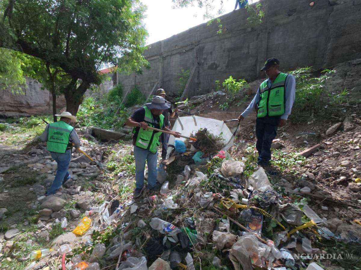 $!Los trabajos de limpieza en cauces naturales buscan reducir riesgos durante la temporada de lluvias.