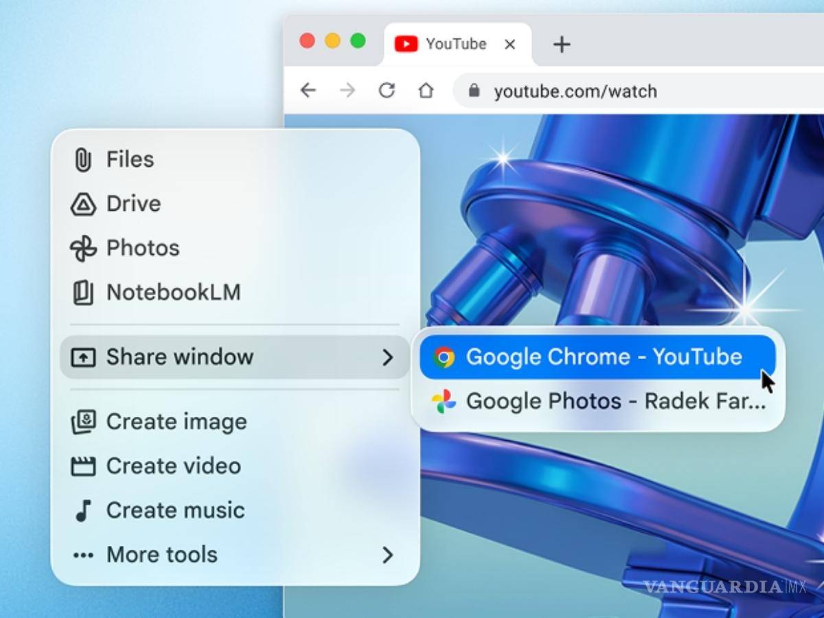$!Crea imágenes con Nano Banana y genera videos con Veo desde el escritorio de tu Mac. Esta es la novedad de Gemini app.
