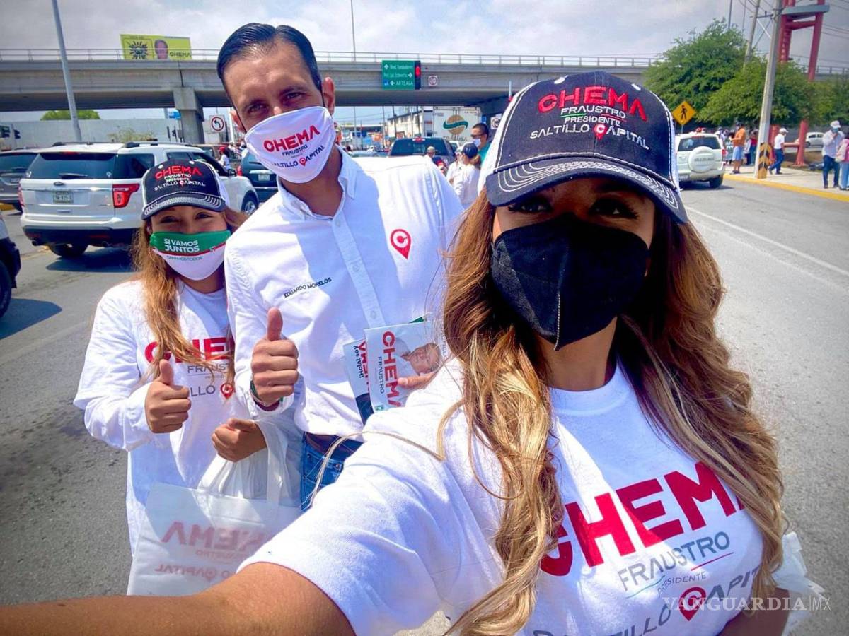 $!Simpatizantes de Chema Fraustro activan a Saltillo en 12 cruceros