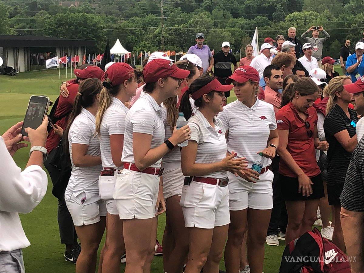 $!La golfista mexicana María Fassi se consagra Campeona Nacional en la División NCAA
