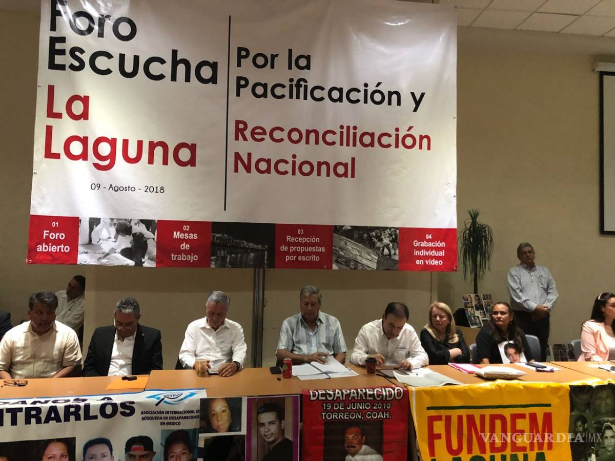 $!En Coahuila, familiares de víctimas de violencia rechazan el ‘perdón’ de AMLO