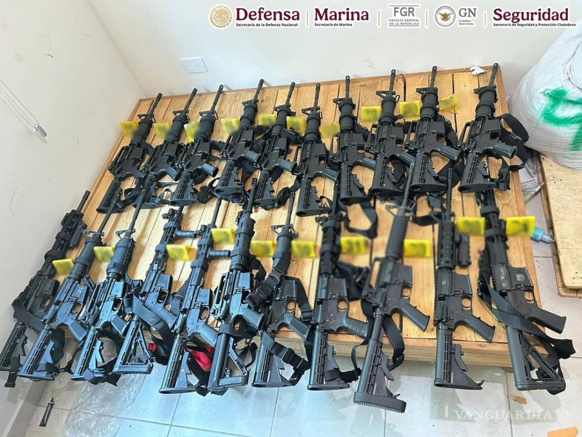 $!Cateo en Culiacán deja aseguramiento de más de 30 armas, 150 kilos de sustancias químicas y equipo táctico
