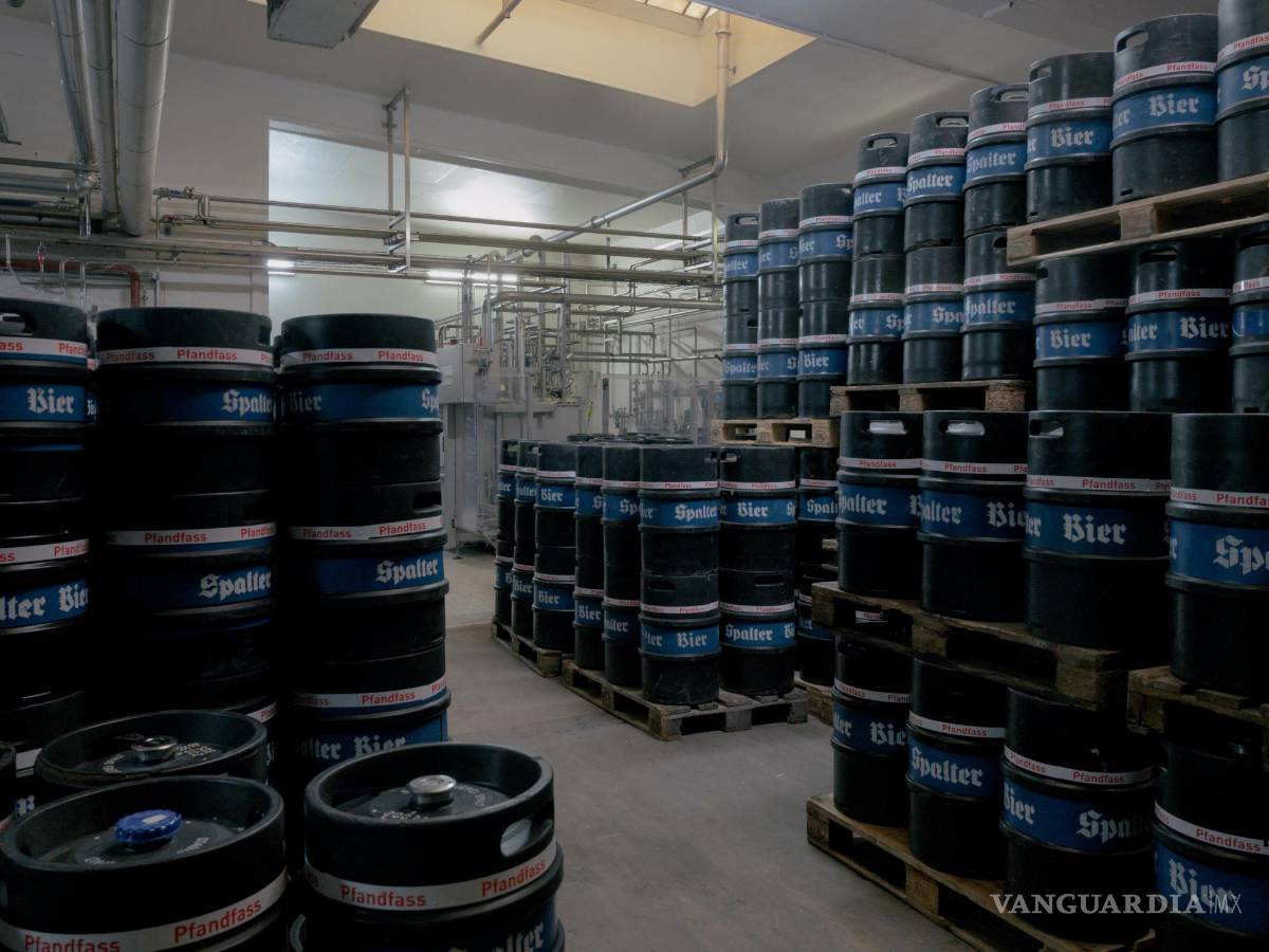 $!Barriles de cerveza elaborados con lúpulo Spalter, que según los entusiastas tiene un aroma delicado y especiado, en una cervecería en Spalt, Alemania.