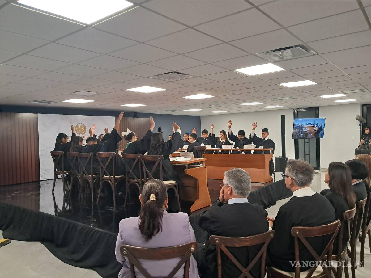 $!Miguel Felipe Mery Ayup destacó que este ejercicio fortalece la cultura de derechos y permite acercar la justicia a las nuevas generaciones.