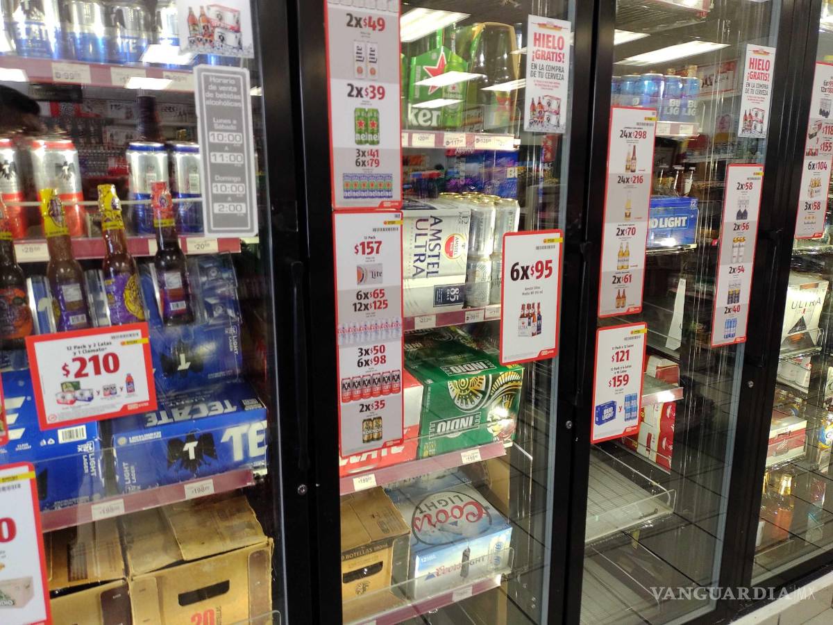 $!Saltillo: Garantizan abasto de cerveza supermercados y Oxxos