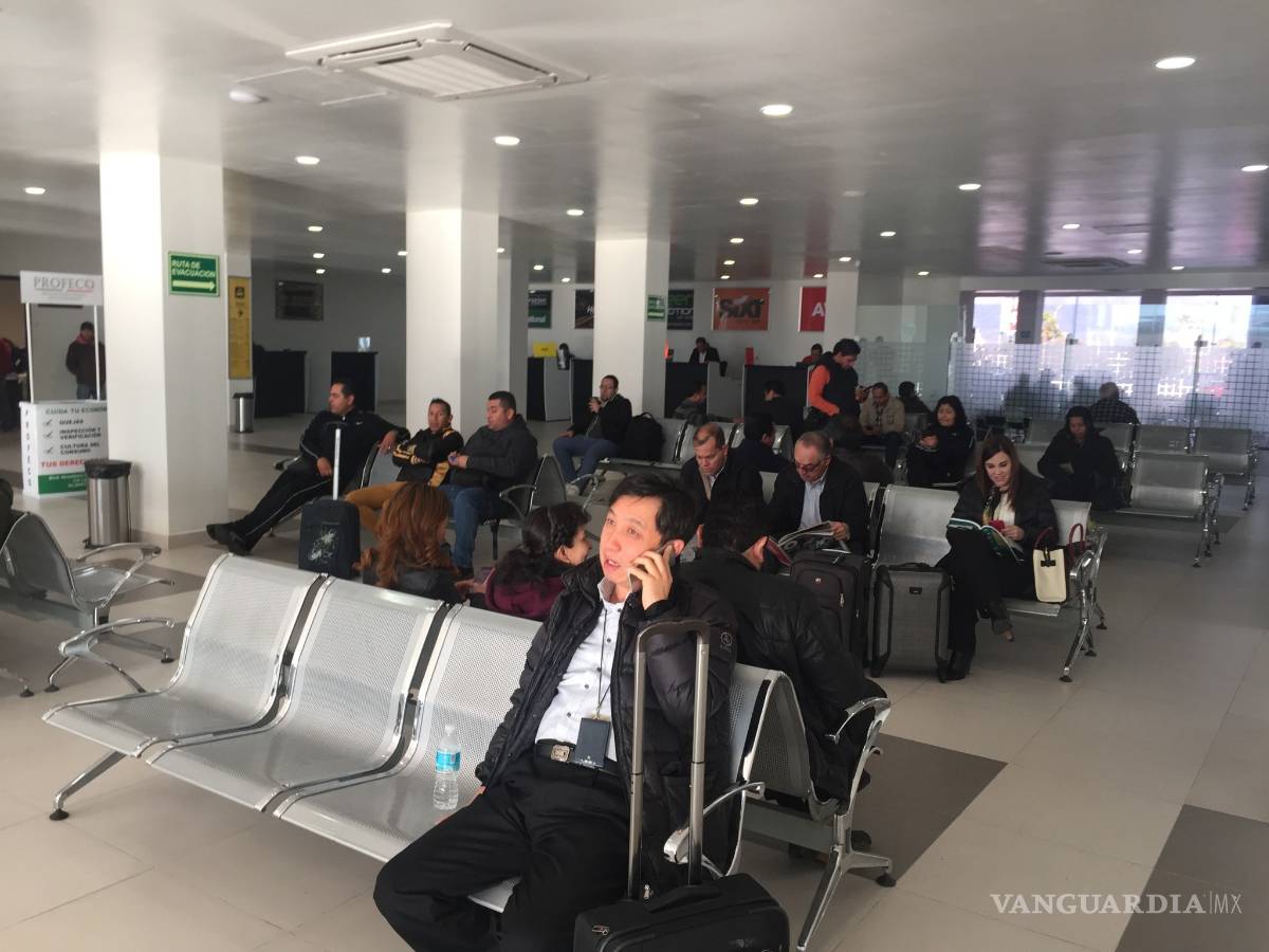 $!Se atrasa vuelo de Aeroméxico en Saltillo por mal clima en CDMX