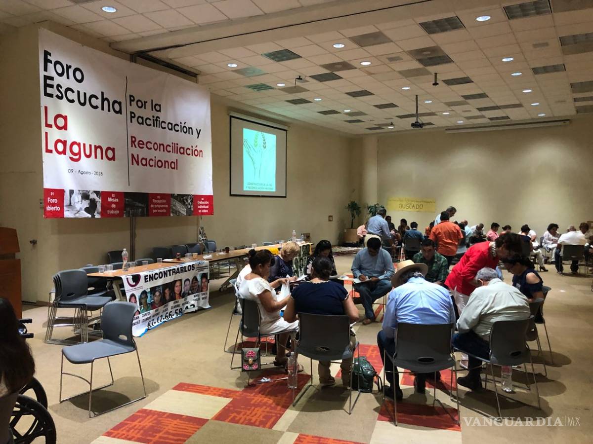 $!En Coahuila, familiares de víctimas de violencia rechazan el ‘perdón’ de AMLO