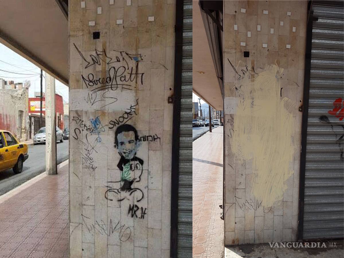 $!Borran pintas de Humberto Moreira como el ratón "Mickey"