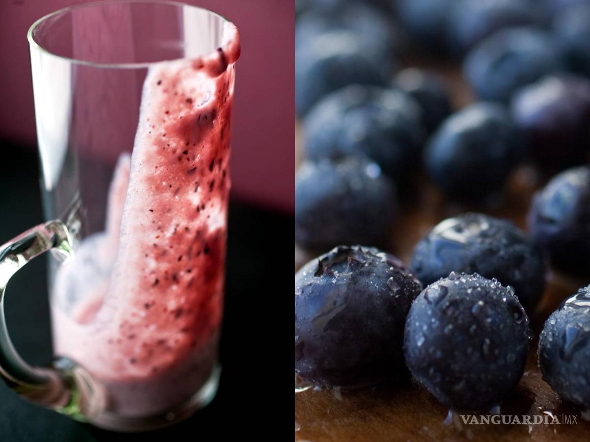 $!Batido de arándanos y mango.