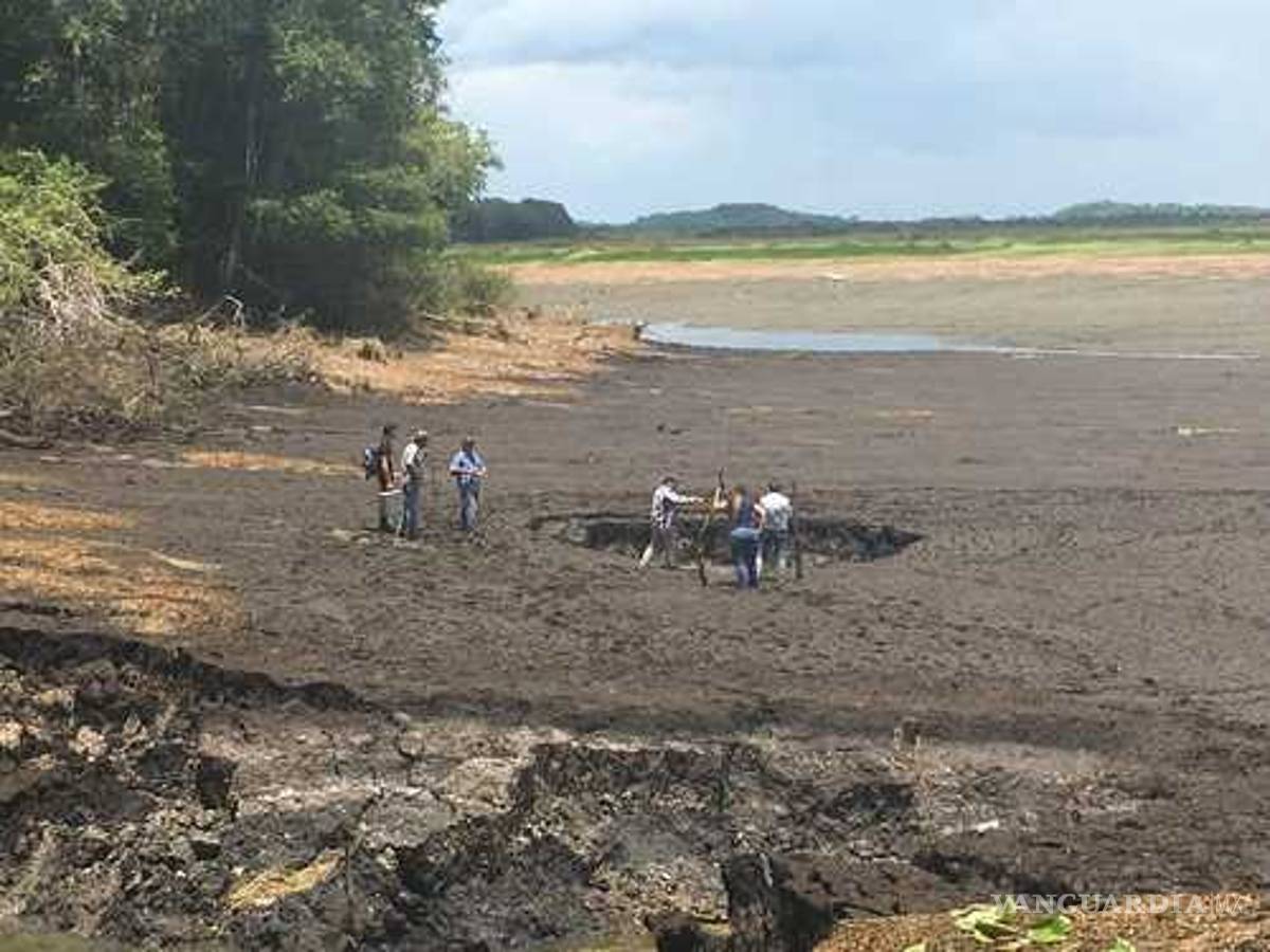 $!Laguna de Quintana Roo quedó semiseca tras estruendo