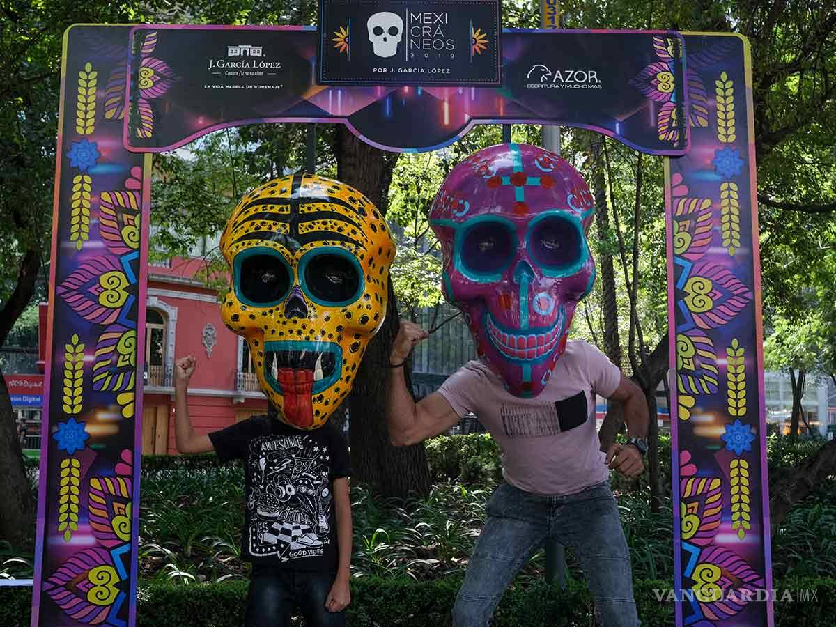 $!Invaden Mexicráneos el Paseo de la Reforma de la CDMX