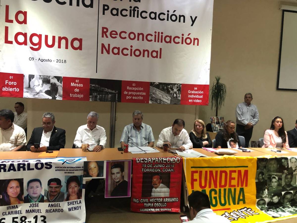 $!En Coahuila, familiares de víctimas de violencia rechazan el ‘perdón’ de AMLO