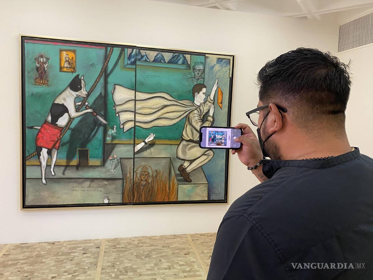 $!La exposición aborda las problemáticas de género e identidad en la pintura de Galán desde la perspectiva de las décadas del ochenta y noventas.