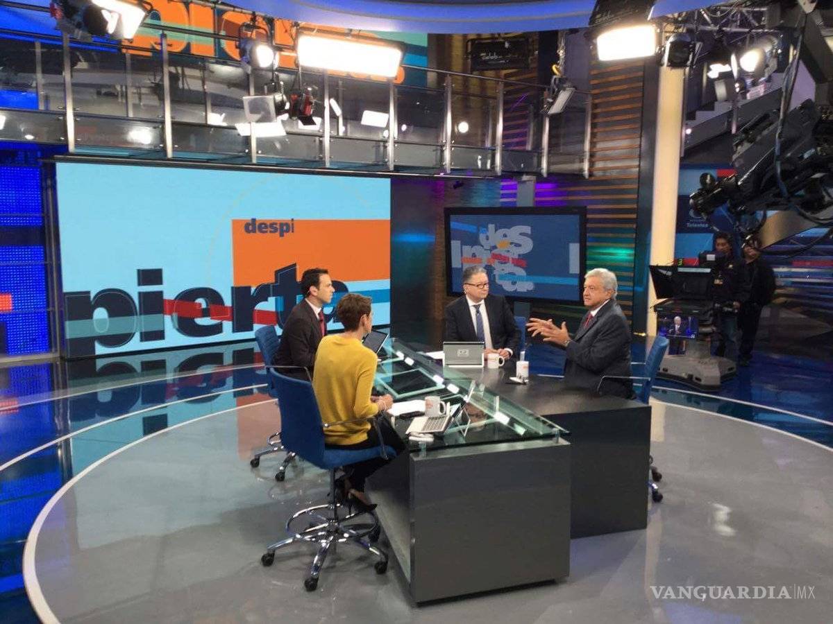 $!Ante amenaza de Trump, estaría del lado de Peña: AMLO