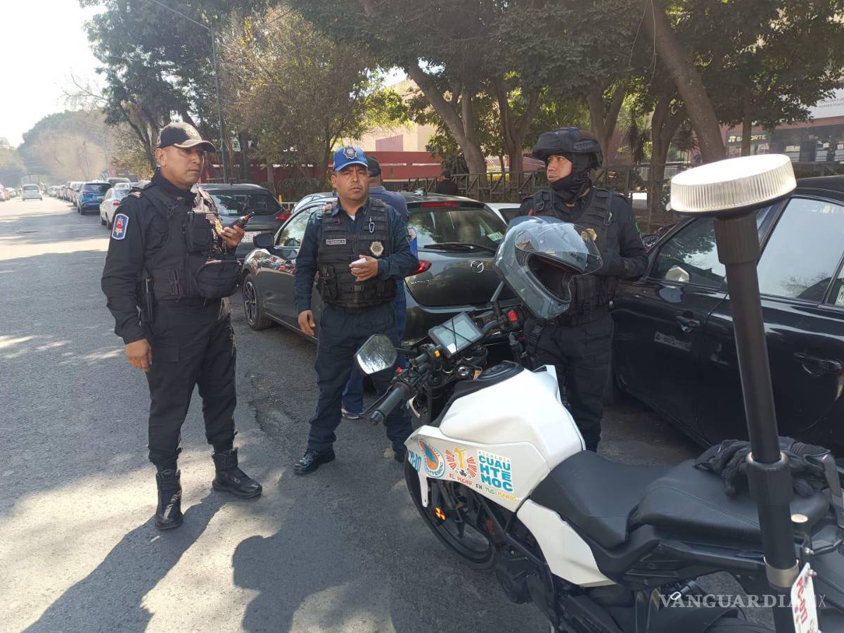 $!SSC atiende nueva amenaza de bomba en juzgados de alcaldía Cuauhtémoc, CDMX