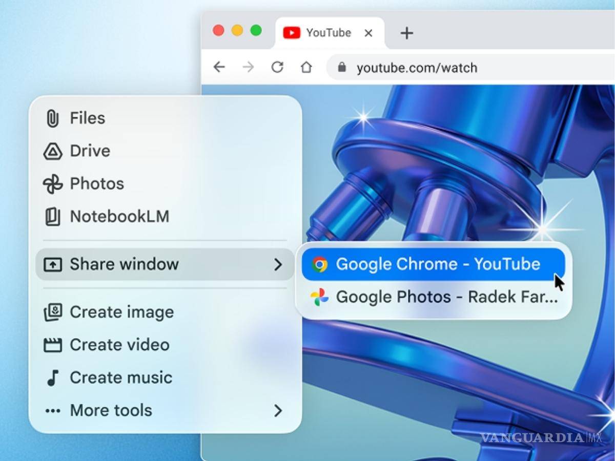 $!Ahora tendrás menos descripciones y más acción. Obtén respuestas basadas en el contexto de los documentos, el código o los datos de tu ventana compartida desde la app de Gemini para MacOS.