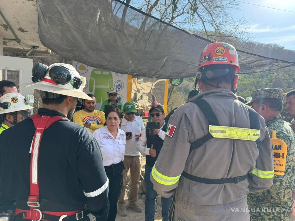 $!Continúa búsqueda del último minero atrapado en derrumbe de la mina Santa Fe, en Sinaloa, a casi 30 días