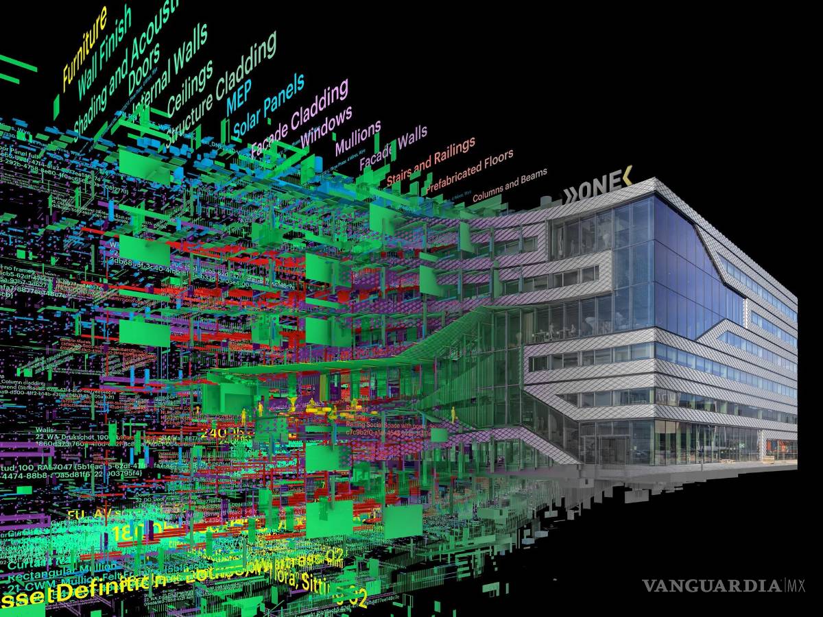 $!Matrix One: esquema del despiece del edificio.