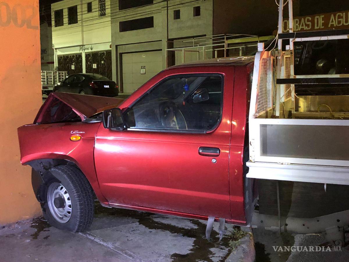 $!La camioneta aparentemente fue la responsable, pero no aceptó su culpa.