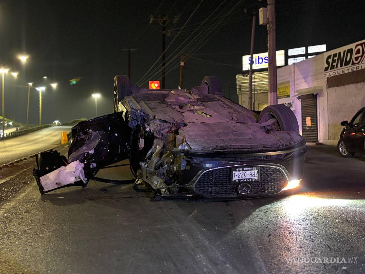 $!El exceso de velocidad sería la causa principal del aparatoso percance.