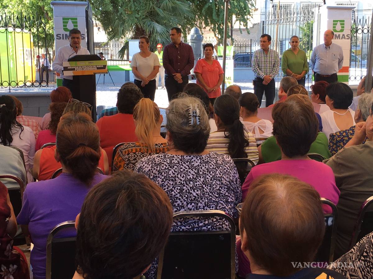 $!Alcalde de Torreón pone en operación nuevo pozo de agua