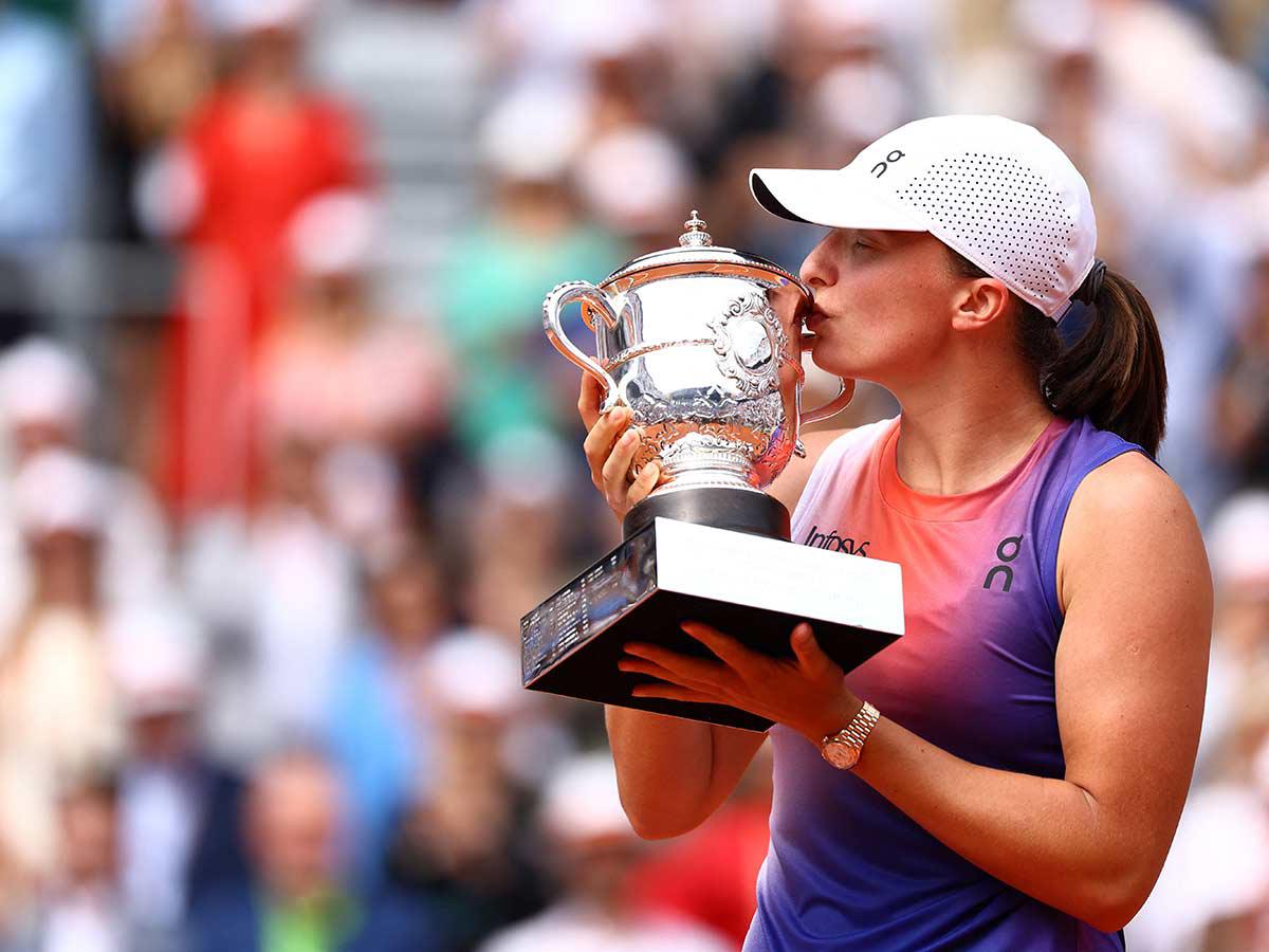 $!La reina del polvo de ladrillo: Iga Swiatek, cinco veces campeona de Grand Slam.