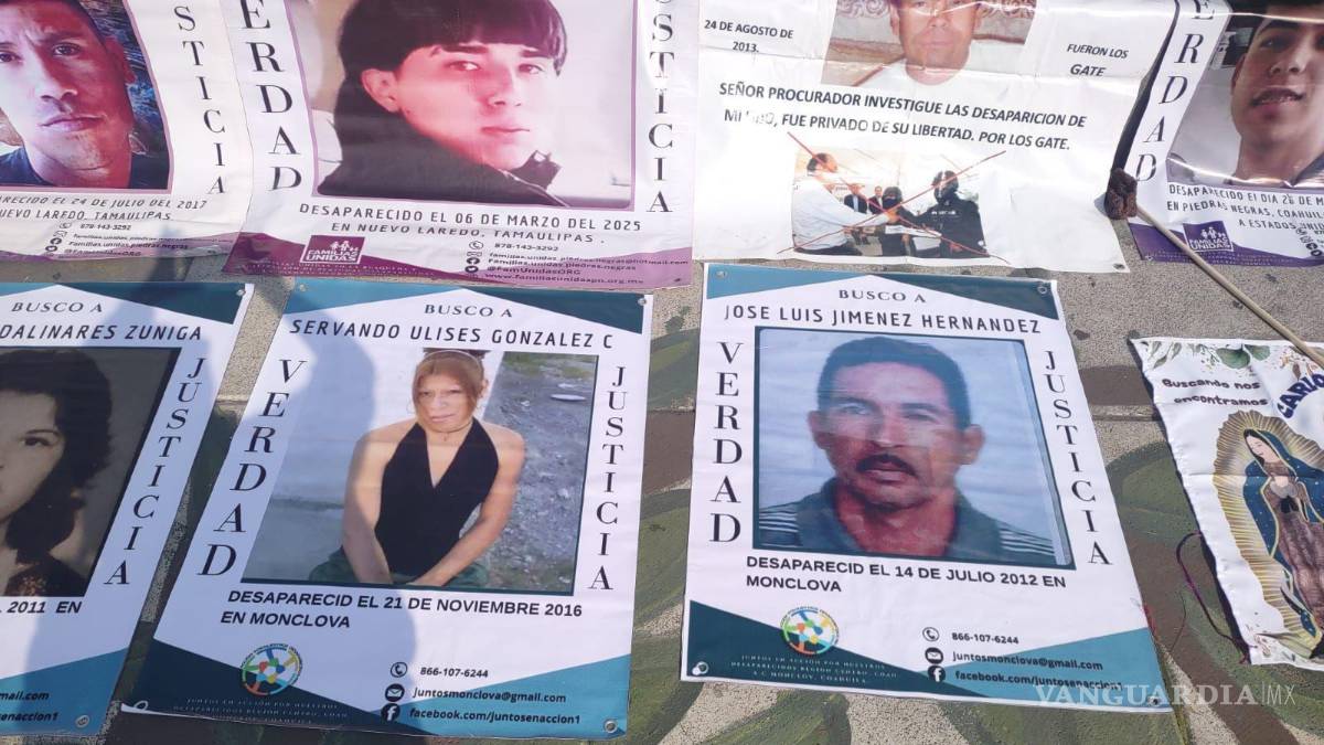 Madres buscadoras de Monclova se unen a la Marcha de la dignidad en CDMX