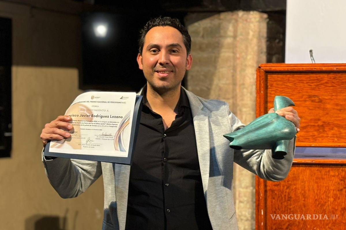 Entregan Premio Nacional de Periodismo a Francisco Rodríguez, colaborador de VANGUARDIA