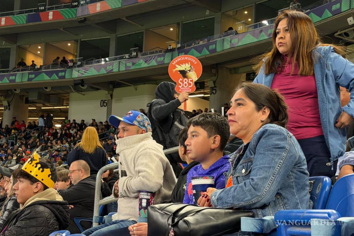 $!Mario González, de 12 años, integrante de la Academia Jaguares del Gobierno de Saltillo, vivió una experiencia inolvidable al asistir al Juego de Leyendas 2026 en el Estadio BBVA.
