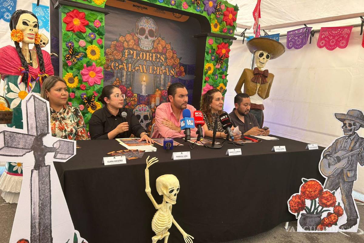 Monclova se llenará de color con el Festival ‘Flores y Calaveras’