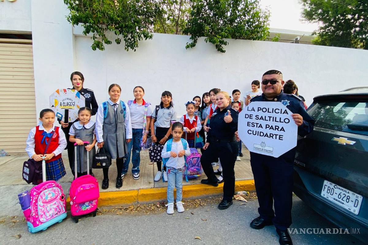 Saltillo refuerza seguridad en escuelas durante inicio del ciclo escolar 2025-2026