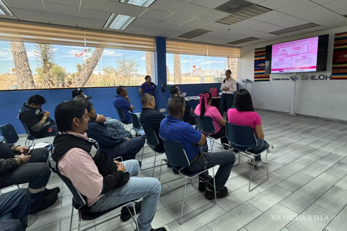$!En la empresa Shiloh, las pláticas de concientización sobre salud se adaptaron para ser recibidas también por trabajadores hombres, reforzando el mensaje comunitario.