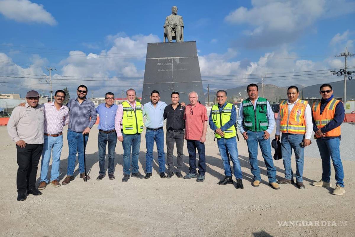 $!Funcionarios estatales y municipales se aseguran que la obra cumpla con lineamientos del INAH y objetivos de embellecimiento urbano.