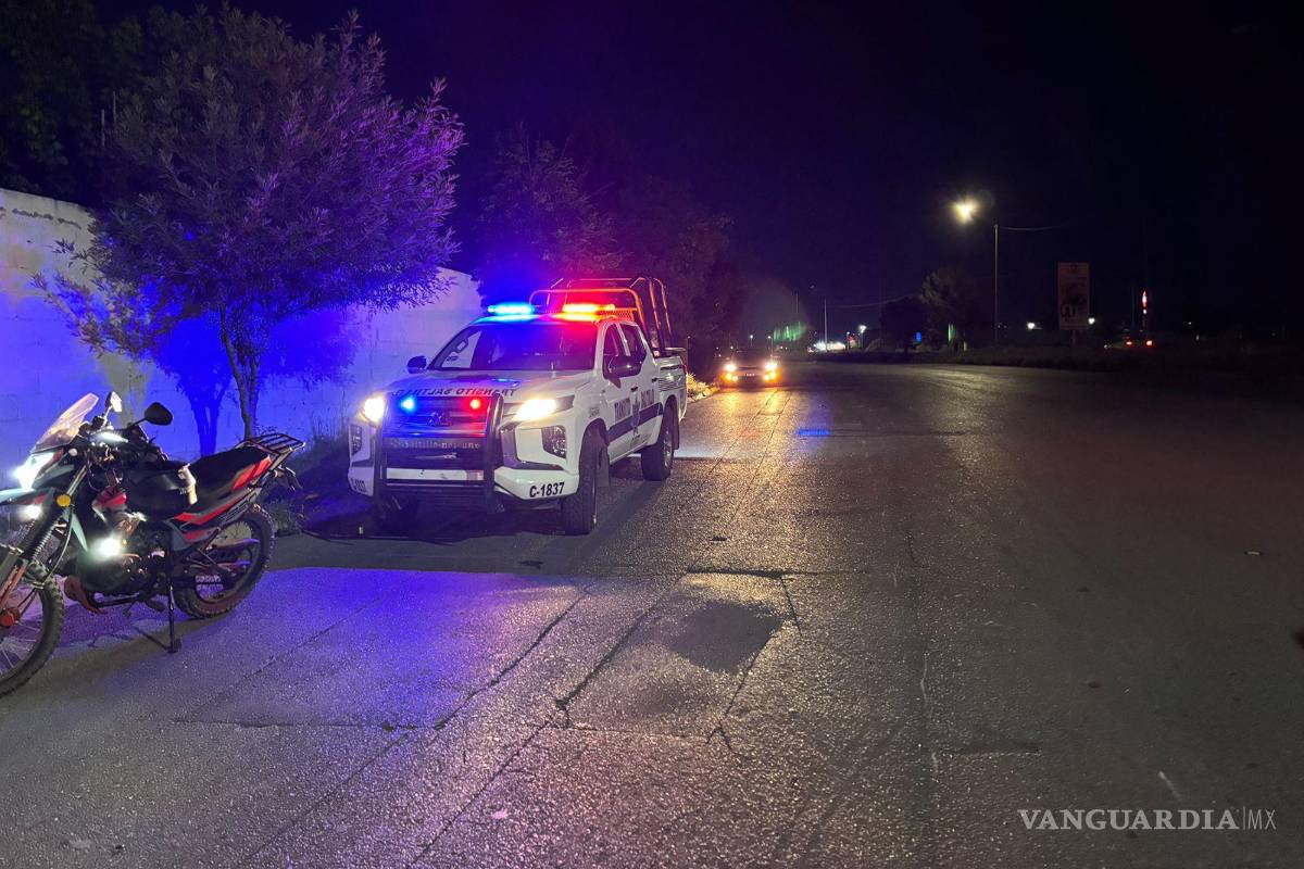 $!La motocicleta del joven repartidor quedó bajo resguardo del Ministerio Público de Asuntos Viales.