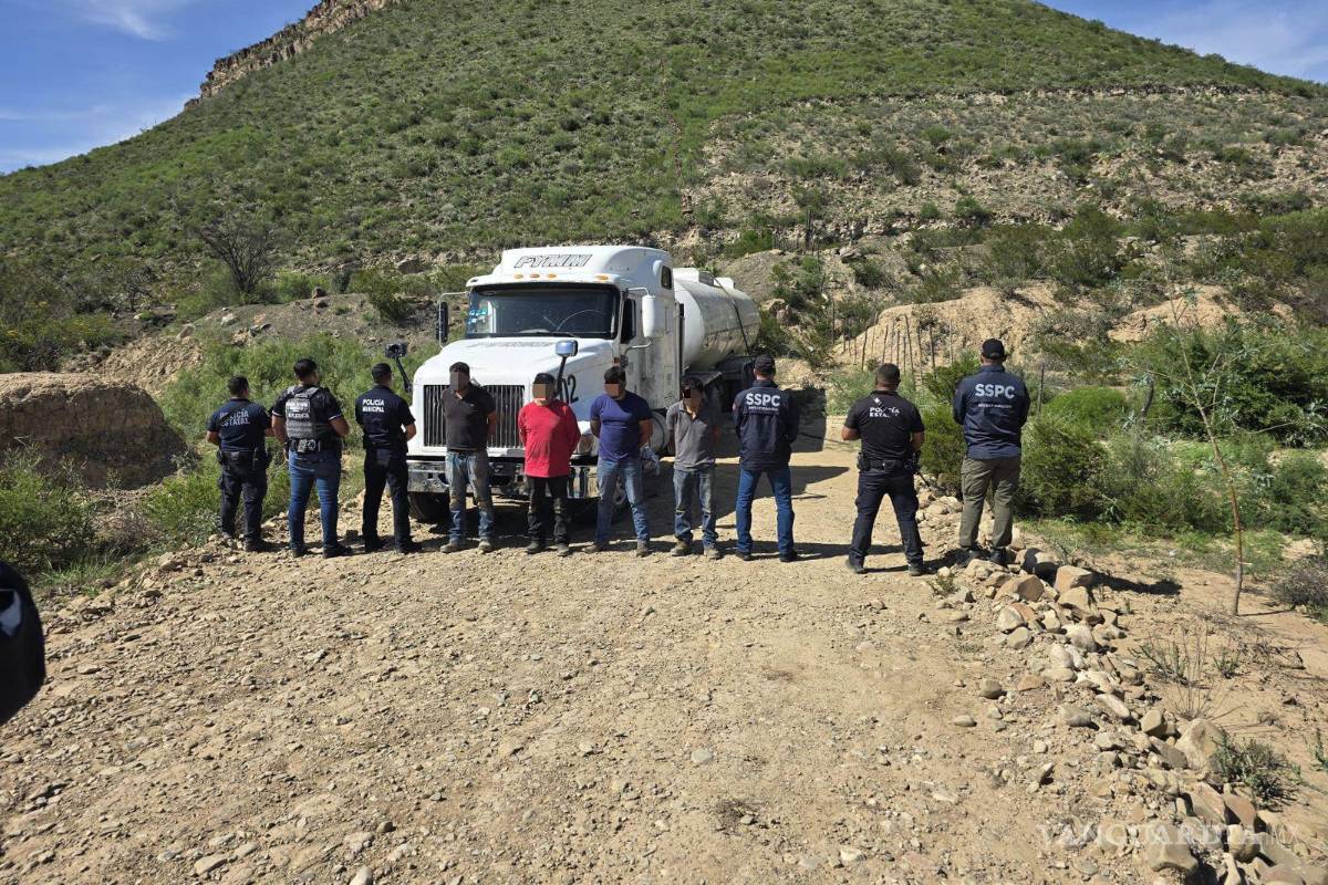 Detienen a cinco personas por robo de hidrocarburo en Ramos Arizpe