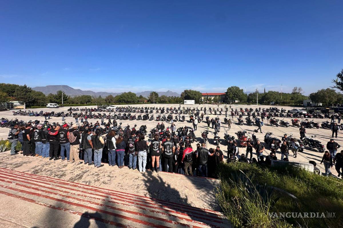 Más de 120 motociclistas de Coahuila y Nuevo León se unieron en la rodada del 69º Batallón