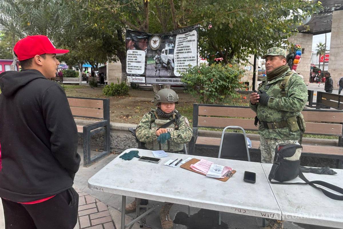 Monclova: ni el sueldo los convence, hacen jóvenes el feo al reclutamiento militar