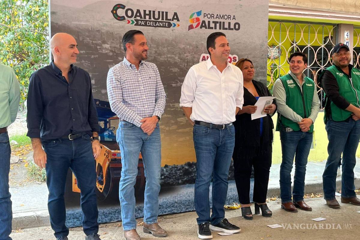 Saltillo: entregan pavimentación con concreto hidráulico en Valle de las Flores, con una inversión de 7.4 mdp