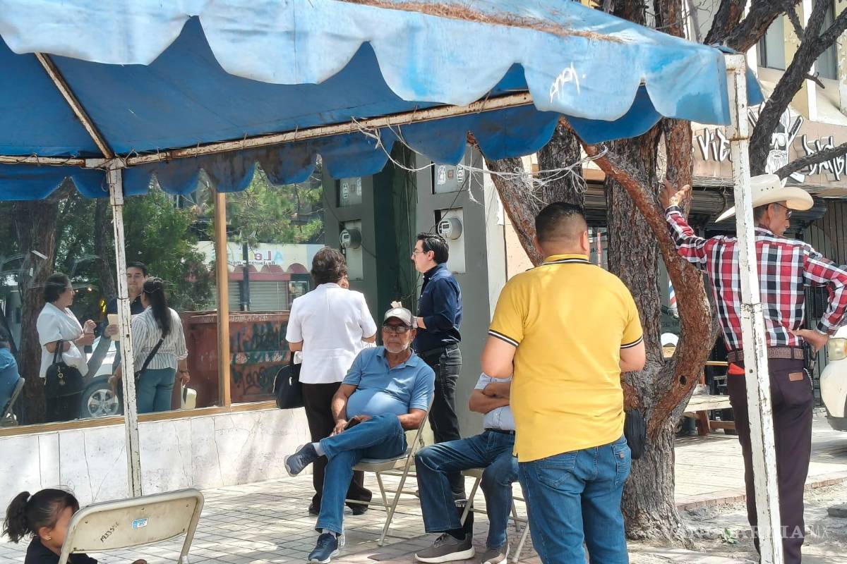 Jubilados protestan en Saltillo: hay más de 2 mil 500 expedientes de pensión sin resolver