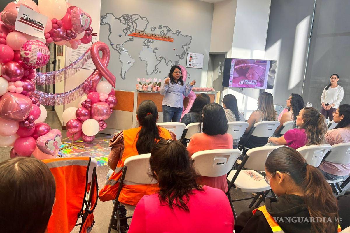 Instituto Municipal de las Mujeres promueve detección temprana del cáncer de mama en empresas de Saltillo