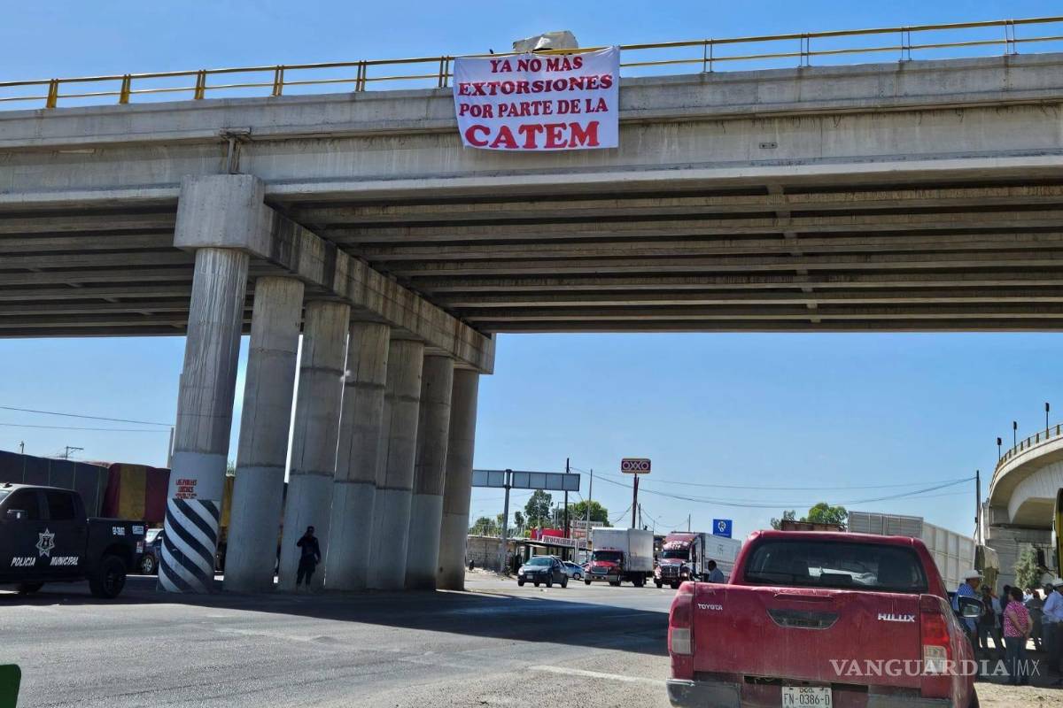 Productores y transportistas de La Laguna se movilizan ante extorsiones de CATEM; exigen intervención del Gobierno Federal