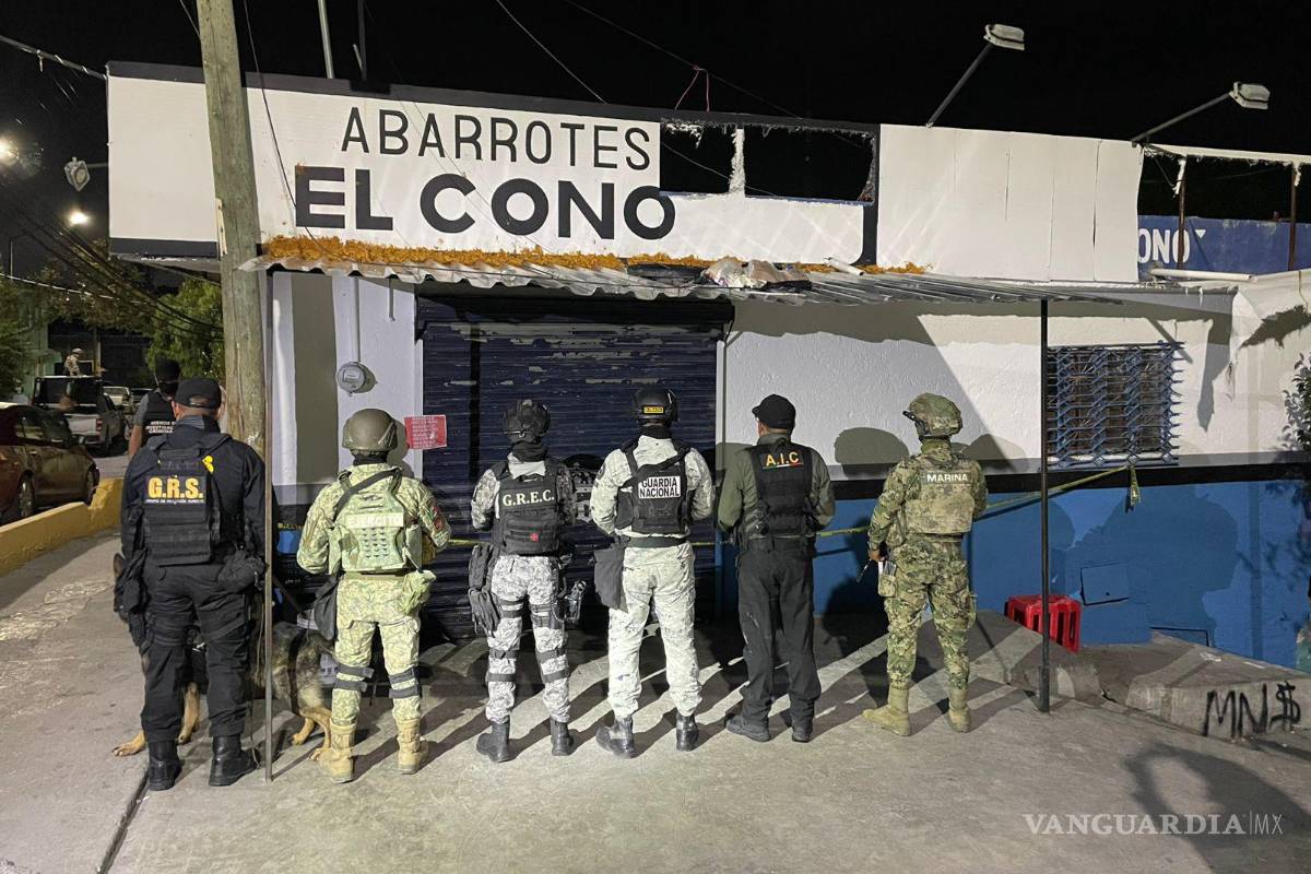 Saltillo: aseguran drogas, básculas y máquinas tragamonedas en cateo del Ojo de Agua